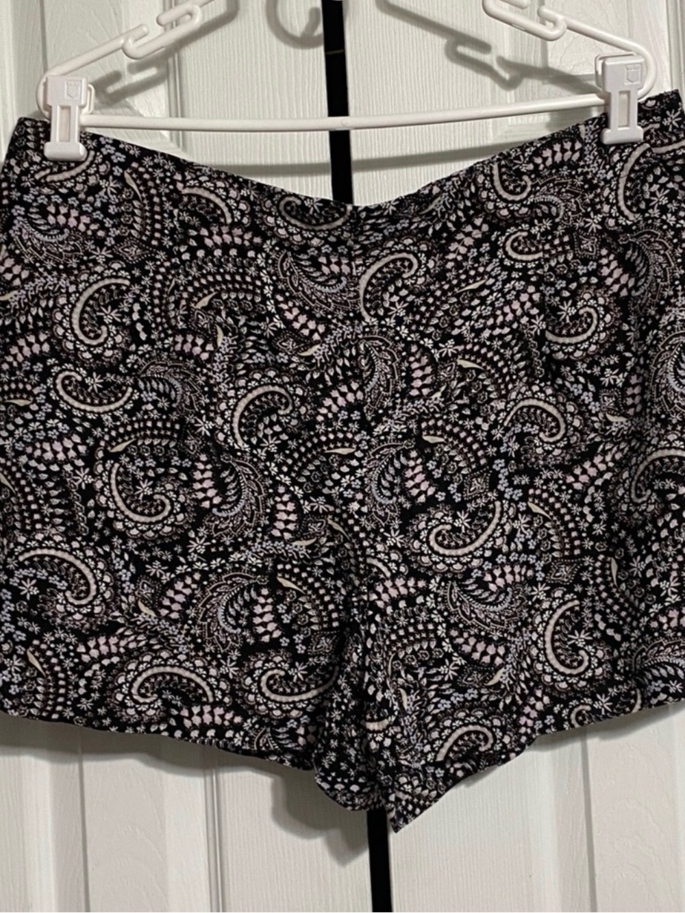 LOFT floral linen blend lightweight shorts size XL